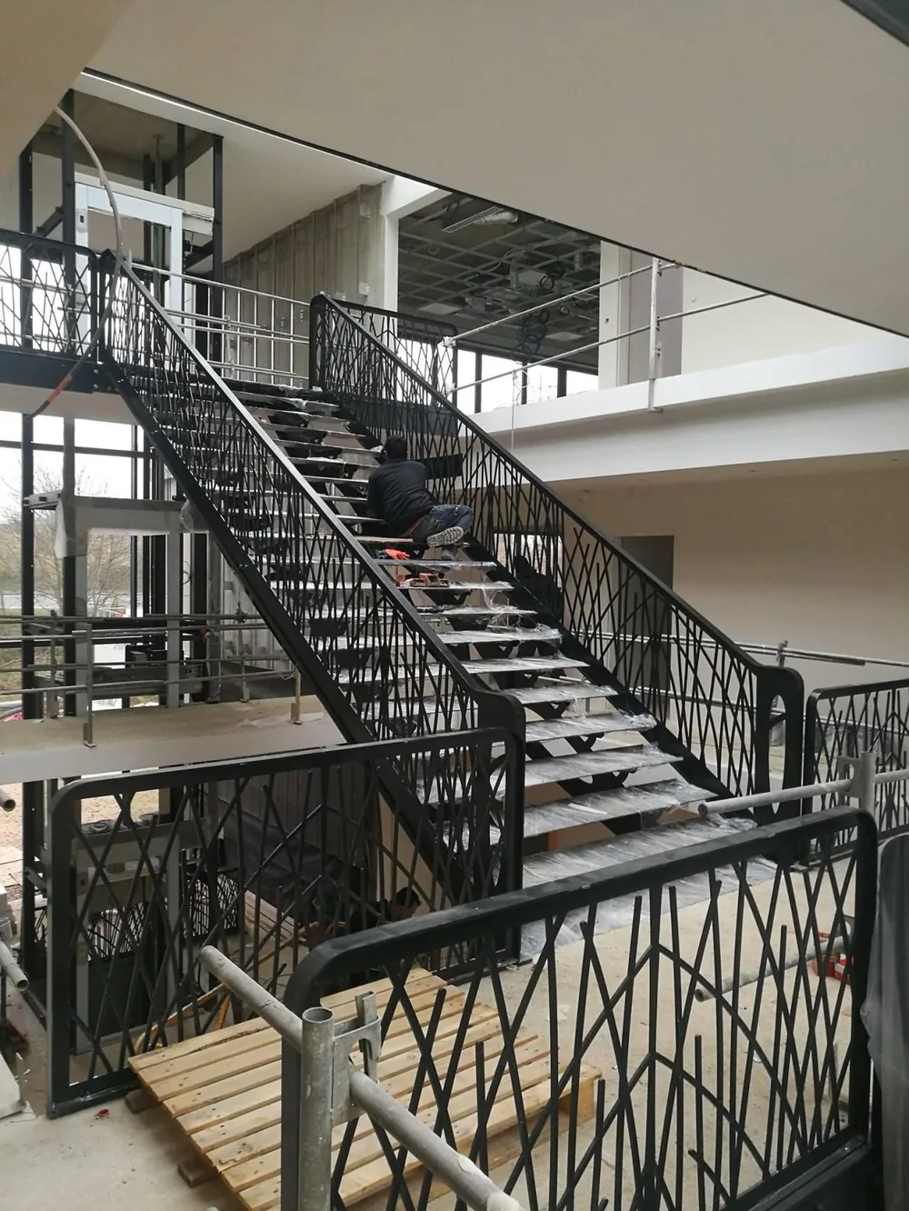 Clôtures métalliques & Escalier